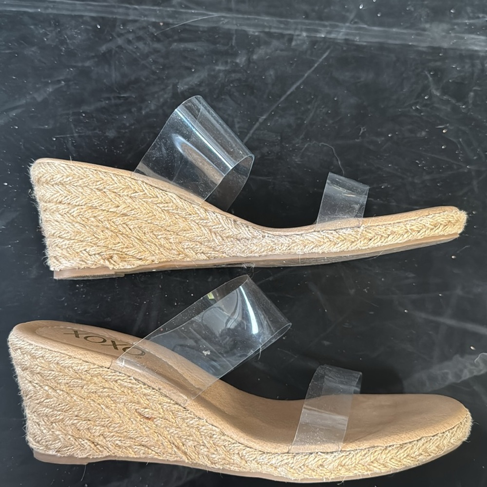 Xoxo clear strap wedges - Picture 9 of 13